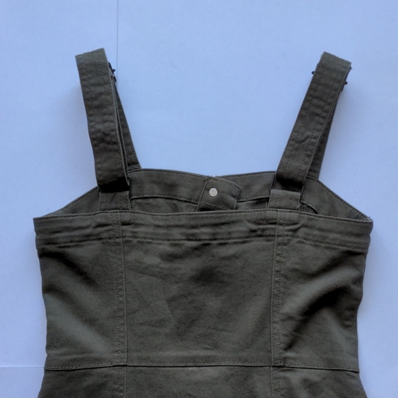 XS Mini Military A-line Dress H&M - Picture 7 of 9